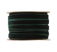 1cm Single Sided Velvet Ribbon 20 Yard Roll for Gift Wrapping | Elegant Trim for Bouquets and Cake Boxes, Smooth Texture, Wear Resistant Finish, Easy Storage Roll