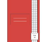 1cm Squared Paper - Maths Exercise Book A4: 100 Page Notebook of Graph Paper - 10mm Grid