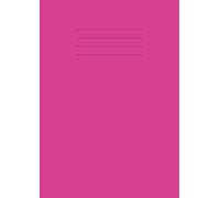 1cm Squared Paper Notebook A4: 1cm (10mm) Maths Exercise Book Large Squares A4 - Ruled Grid Paper Notebook, Writing Pad 100 Pages A4, 90gsm, School Mathematics - Pink Cover