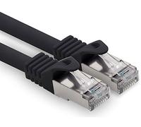 1CONN 3.0 m - black - 1 piece CAT.7 computer Ethernet cable network cable (raw cable) patch cable S-FTP LSZH PIMF 10GB s RJ45 plug Cat6a
