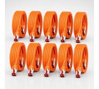 1CONN Cat6 network cable 10 x 1m orange Ethernet cable Lankabel Cat6 Lan network cable Sftp Pimf patch cable 1000 Mbit s