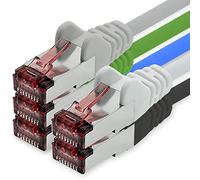 1CONN Cat6 Network Cable 5 x 0.5 m Color 5-2 Ethernet Cable Lankabel Cat6 Lan Network Cable Sftp Pimf Patch Cable 1000 Mbit s
