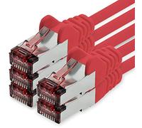 Cat6 network cable 5 x 1m red Ethernet cable Lankabel Cat6 Lan network cable Sftp Pimf patch cable 1000 Mbit s