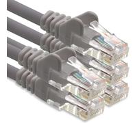 1CONN Network cable CAT-6 cable RJ45 5x 1 m - Gray