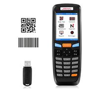 1D 2D Portable Inventory Scanner,JRHC Collector Counter 2.4G Wireless Barcode Scanner Long Transmission Distance Multifunctional 2.8 Inch LCD Screen Inventory Organizer for Warehouse, Library, Store