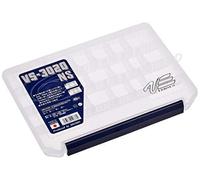 Meiho Tackle Box Bait Box VS-3020 NS - Clear 25.5 x 19 x 2.8 cm for Turn Signals, Spinner & Rubber Fish