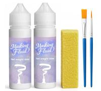 1DFAUL 120ml Masking Fluid for Watercolor Painting, Art Watercolor Masking Fluid Precise White Space, Easy Peel-Off, Water Based Latex, for Artists, Beginners, DIY Canvas Protection (White)