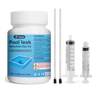 1DFAUL 150g Pool Leak Detection Dye kit, Fluorescent Yellow Pool Dye for Leaks, Easily Locate Leaks, High Visibility, for All Swimming Baths, Spa & Hot Tub Types