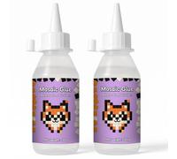 1DFAUL 200g Mosaic Tile Glue Clear, Mosaic Adhesive, Strong Bond, Fast Drying, Waterproof, Non-Toxic, Perfect for DIY Tile Art Projects & Craft Enthusiasts