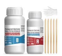 1DFAUL 300g Potting Compound for Electronics, Conformal Coating Clear Quick Dry, High and Low Temperature Resistance, Protects Transformers, Circuit Board from Moisture, Dust & Vibration (Clear)