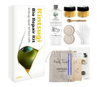 1DFAUL Bio Kintsugi Repair Kit Gold Food Safety Repair Your Meaningful Pottery, Dishwasher Safety, Perfect for Beginners, Bring Japanese Art to Your Home