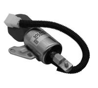 1E231-60011 7000782 Fuel Stop Solenoid Shutoff for Engine D722 D902 D905 Z482 Excavator E17 E20 E08 E19 E10 418(7000782 White Plug)