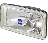 HELLA 1FD 005 700-471 Halogen-Spotlight - Comet 550 - 12V - Rectangular - Reference number: 17.5 - Bolted - Patterned diffusing lens - Lens Colour: Crystal clear - right/left
