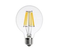 1fortunate Lights, Pack of 10, LED Filament Bulb AC220V E27 ST64/A60/G80/G95 Retro Edison Lamp 4W 6W 8W Vintage Pendant Light Bulb(G95 E27 220V,6W)