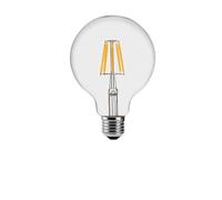 1fortunate Lights, Pack of 10, Led Filament Lamp AC220V E27 G80/G95/G125 LED Art Creative Light Bulb Retro Light Bulb(Warm White,G95 6W)