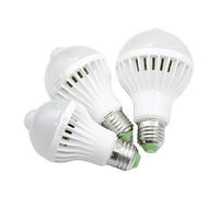 1fortunate Lights, Pack of 10, LED Night Lamp PIR Motion Sensor Light AC220V E27 5W/7W/9W Staircase Corridor Automatic Intelligent Sensor Lamp(5w)