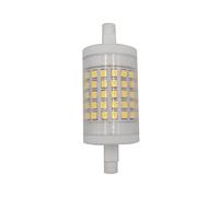 1fortunate lights, Pack of 10, LED R7S Ceramic Bulb AC230V 10W 78mm Dimming Ceramic+PC Cover Lamp(Natural white)