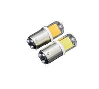 1fortunate Lights, Pack of 10, Mini LED COB Lamps AC220V 5W BA15D/BA15S/E11/E12/E14/G4/G8/G9 Chandelier Lights Glass Cover+ Ceramic(Cold White,BA15D)