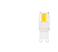 1fortunate Lights, Pack of 10, Mini LED COB Light Bulbs AC220V G9 2W/4W Silicone + Ceramics Crystal Chandelier Lamp(Cold White,2W 1508 COB)