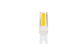 1fortunate Lights, Pack of 10, Mini LED COB Light Bulbs AC220V G9 2W/4W Silicone + Ceramics Crystal Chandelier Lamp(Natural Light,4W 2508 COB)