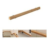1ft-20ft Handrails - Complete Kit, Non-Slip Wood Handrails for Indoor Stairs, Home Kindergarten Guardrail Corridor Against The Wall Elderly Villa Construction Loft Children Pine Handrail (Size : 10ft