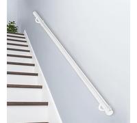 1ft-20ft Stairs Handrail, Modern Staircase Banister Railing Metal Hand Rails for Indoor & Outdoor Wall Mount Support, Non-Slip Safety Grab Bar Kit(3ft/90cm)