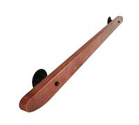 1Ft - 20Ft Wooden Handrails Stair Banister Kit, Home Kindergarten Guardrail Against The Wall Staircase Handrail Villa Loft Elderly Railing Corridor Support Rod/8Ft/240Cm