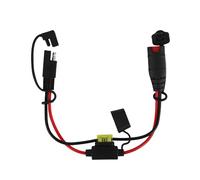 1ft/34cm SAE Sae Extension Connector Cable, 14AWG Heavy Duty Waterproof Extension Cord with 20A Fuse Compatible with NOCO Genius Smart Battery Chargers for Motorcycle ATV Truck & Car, No Tool Require