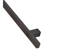 1FT 3FT 4FT 6FT 10FT 20FT Handrail for Stairs Outdoor Indoor Staircase Banister Hand Rails Safety Non-Slip Stairs Railing - Black Wrought Iron(11ft/330cm)
