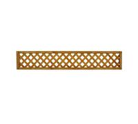 1ft High (0.3m) Forest Garden Diamond Lattice Fence Topper