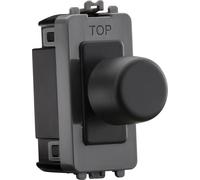 1G 2-Way 10-200W (10-100W LED) Trailing Edge dimmer - Anthracite