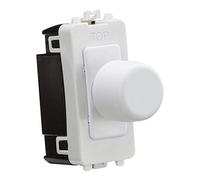 1G 2-Way 10-200W (10-100W LED) Trailing Edge dimmer - matt White