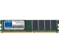 1GB DDR 400MHz PC3200 184-PIN DIMM MEMORY RAM COMPATIBLE WITH PC DESKTOPS/MOTHERBOARDS