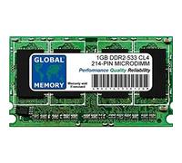 1GB DDR2 533MHz PC2-4200 214-PIN MICRODIMM MEMORY RAM COMPATIBLE WITH LAPTOPS/NOTEBOOKS