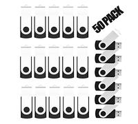 1GB Flash Drives 50 Bulk EASTBULL USB 2.0 Bulk Flash Drives Pack Thumb Drives Bulk USB Drives Storage (Black)