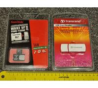 1GB M2 MEMORY STICK MICRO CARD MS DUO ADAPTER USB READER NEW SanDisk PSP Go Lot