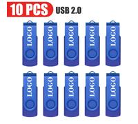 (1GB x10pcs, Blue USB 2.0) 10PCS/lot Colour USB 2.0 USB Flash Drive 8GB 16GB 32GB 64GB USB Stick Pen Drive 1GB 2GB4GB Pendrive for Smart Phone/PCCustom