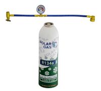 1GCA Car Aircon AC 1pc R134a Compatible Refill Recharge Regas Gas + Hose Gauge Kit Clima Accessories DIY filler tube