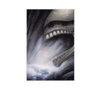1giger Woman Poster Canvas_ Painting of Hr Giger Wall Decor_ Surreal Giger Artwork Wall Art Canvas (1)