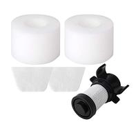 1Hepa and 2 Foam Filters for Shark IONFlex DuoClean Vacuum IF100 IF150 IF160 IF170 IF180 IF251 IF200 IF201 IF202 IF203Q IF205 IF251 IF252 IR100 IR101 IR70 Replace XPREMF100 XPSTMF100