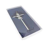 1home Silver Girl Wall Cross Infant Blessing Baby Plaque Wall Decor Hanging Infant Gift Communion Baptism Birthday Great Gift New Silver