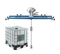 1HP Air Agitator, Pneumatic Paint Mixer, 1300RPM Folding Propeller, 250mm Impeller Diameter, Paint Stirring Machine Mix Tool