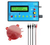 1Hz-500kHz DDS Signal Generator, 15 Output Waveform Generator Sine Wave 0.01Hz-500.00kHz FG-200DDS Signal Generator with AC/DC Power for Audio Testing