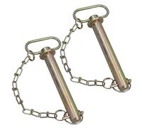 1in (25.4mm) x 160mm Replacement Trailer Hitch Pin for Tow Ball Pin Couplings 2pc