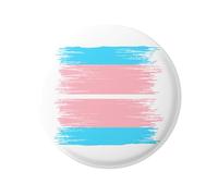 1in 25mm Trans Pride Pin Badge - Trans Flag Design | LGBTQ Accessories, | Perfect Pride Decorations, Badges For Clothes & Outfits | Ideal Pride Gifts, Trans Flag Badges