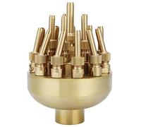 1in DN25 3 Tier Water Fountain Nozzle Spray Adjustable Pond Sprinkler Head for Garden Waterscape Decor