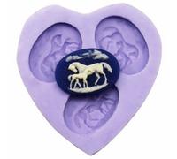 1in Mini Horse F0117 Fondant Mold Silicone Sugar Mini Mold Craft Molds DIY Cake Decorating
