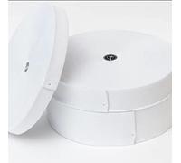 1''Inch Flat Elastic Tape Band Woven White Elastic Tape for Sewing Tailoring 25m roll