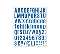 1Inch House Numbers for Outside - Address Numbers for Mailbox, Are Applicable for Mailboxes, Door, Window, Car, Sign, Making Them More Letras Personalizadas Para Decorar(Dark Blue,1sheets)