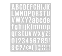 1Inch House Numbers for Outside - Address Numbers for Mailbox, Are Applicable for Mailboxes, Door, Window, Car, Sign, Making Them More Letras Personalizadas Para Decorar(White,1sheets)